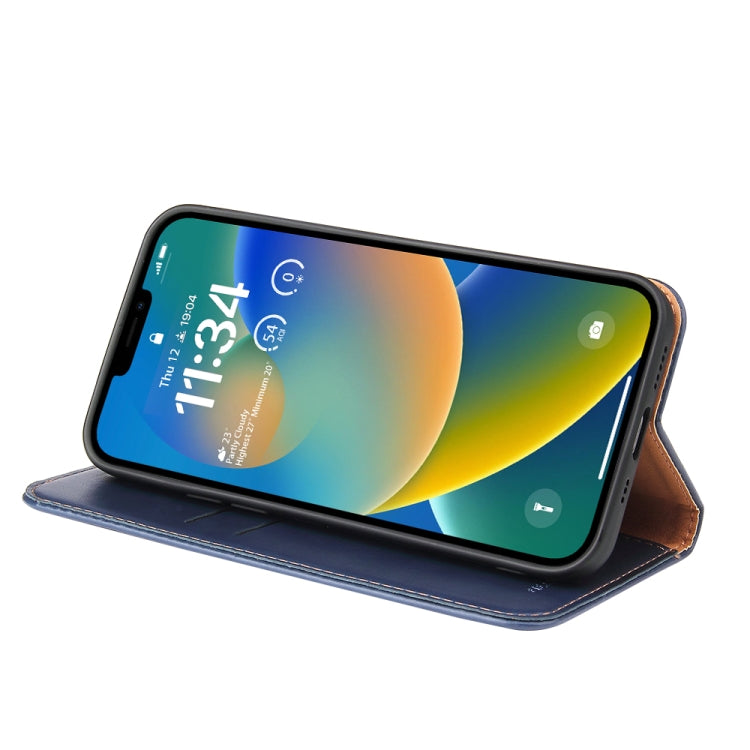 جراب هاتف من الجلد الطبيعي من Fierre Shann مصنوع من مادة البولي يوريثان، مناسب لأجهزة iPhone 14 وiPhone 14 Plus وiPhone 14 Pro وiPhone 14 Pro Max