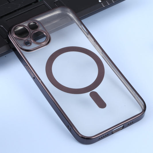 MagSafe Electroplating Straight TPU Phone Case, For iPhone 14, For iPhone 14 Plus, For iPhone 14 Pro, For iPhone 14 Pro Max, For iPhone 13