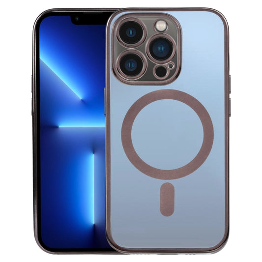 MagSafe Electroplating Straight TPU Phone Case, For iPhone 13 Pro, For iPhone 13 Pro Max, For iPhone 12, For iPhone 12 Pro, For iPhone 12 Pro Max