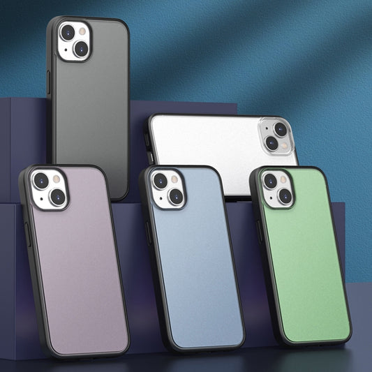 جراب هاتف شبه شفاف بملمس الجلد المصقول، مناسب لأجهزة iPhone 14 وiPhone 14 Plus وiPhone 14 Pro وiPhone 14 Pro Max