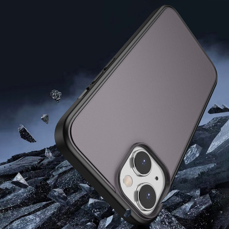 جراب هاتف شبه شفاف بملمس الجلد المصقول، مناسب لأجهزة iPhone 14 وiPhone 14 Plus وiPhone 14 Pro وiPhone 14 Pro Max