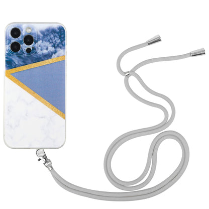 جراب TPU رخامي بخياطة حبل، مناسب لأجهزة iPhone 14 وiPhone 14 Max وiPhone 14 Pro وiPhone 14 Pro Max