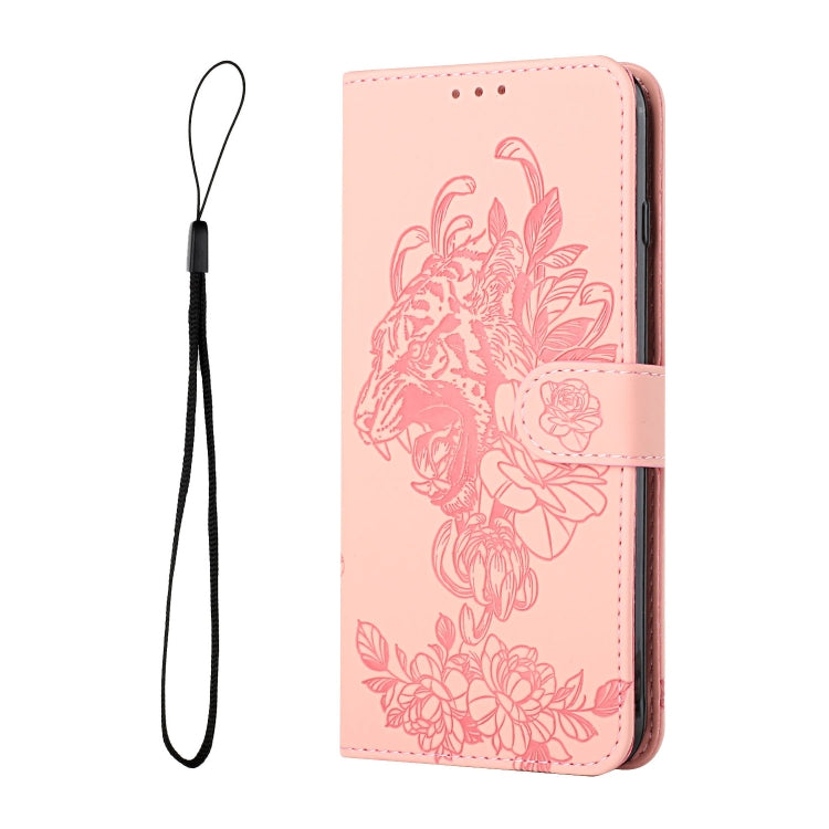 جراب هاتف جلدي منقوش بزهرة النمر، مناسب لأجهزة iPhone 14 وiPhone 14 Plus وiPhone 14 Pro وiPhone 14 Pro Max
