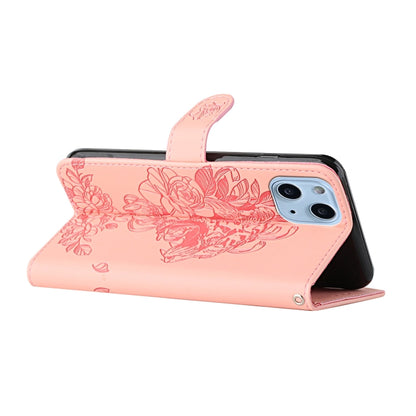 جراب هاتف جلدي منقوش بزهرة النمر، مناسب لأجهزة iPhone 14 وiPhone 14 Plus وiPhone 14 Pro وiPhone 14 Pro Max