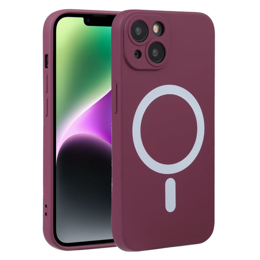 جراب هاتف ماج سيف من السيليكون السائل، مناسب لأجهزة iPhone 14 وiPhone 14 Plus وiPhone 14 Pro Max وiPhone 14 Pro
