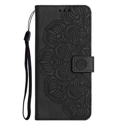 جراب هاتف جلدي قابل للطي منقوش بنقوش ماندالا، مناسب لأجهزة iPhone 14 وiPhone 14 Plus وiPhone 14 Pro وiPhone 14 Pro Max