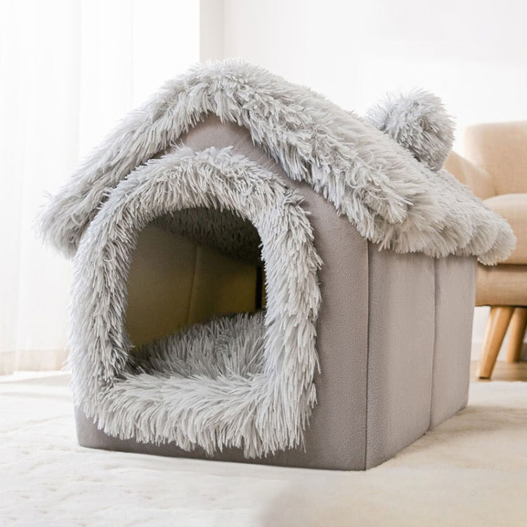 House Type Universal Removable and Washable Pet Dog Cat Bed Pet Supplies, S