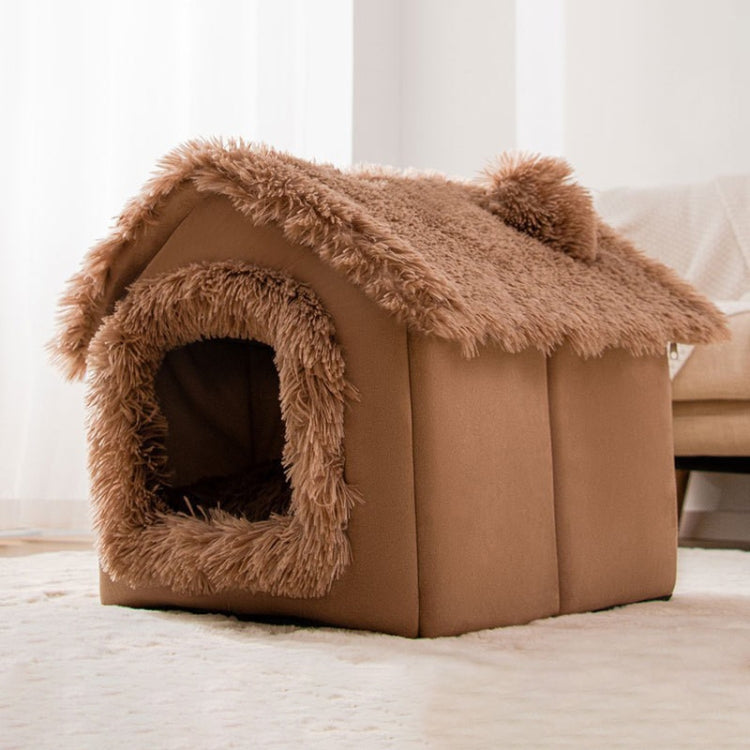 House Type Universal Removable and Washable Pet Dog Cat Bed Pet Supplies, S