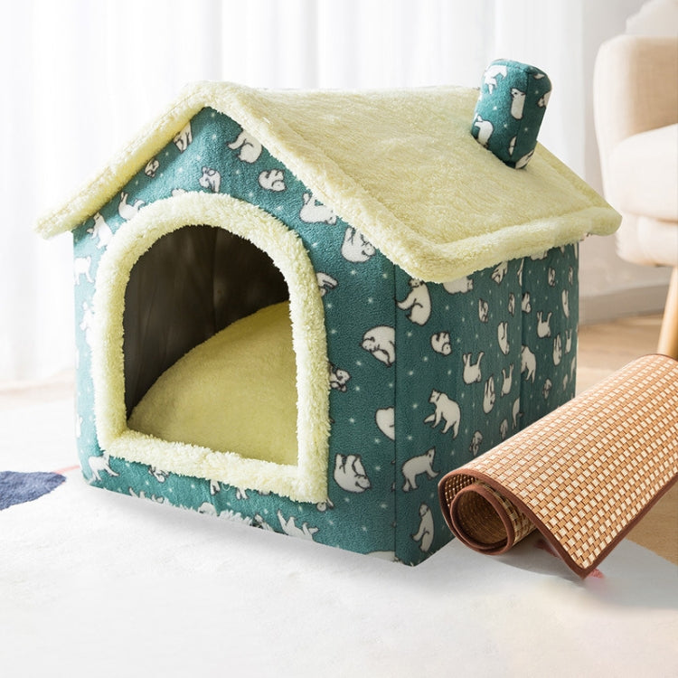 House Type Universal Removable and Washable Pet Dog Cat Bed Pet Supplies, S
