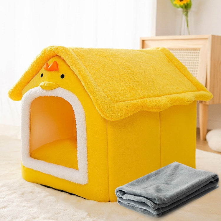 House Type Universal Removable and Washable Pet Dog Cat Bed Pet Supplies, L