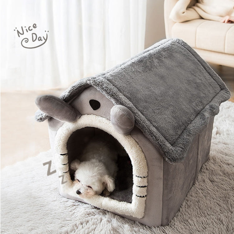 House Type Universal Removable and Washable Pet Dog Cat Bed Pet Supplies, L
