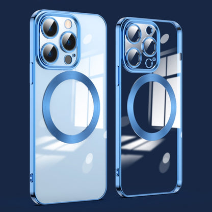 جراب هاتف مطلي بالكهرباء مع واقي عدسة ماج سيف، مناسب لأجهزة iPhone 14 وiPhone 14 Pro Max وiPhone 14 Pro وiPhone 14 Plus