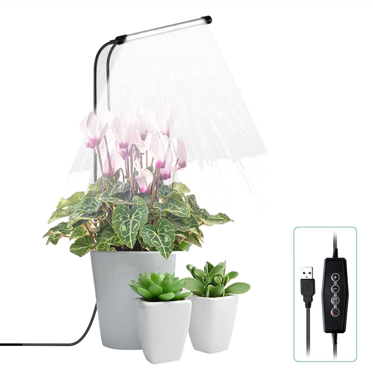 مصباح تعبئة لنمو النباتات العصارية بقوة 10 وات، 48 مصباح LED، حلقة ملاك، نحلة، أنبوب دائري