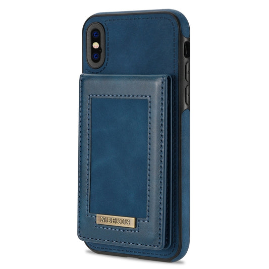 N.BEKUS Vertical Flip Card Slot RFID Phone Case, For iPhone XS Max, For iPhone XS / X