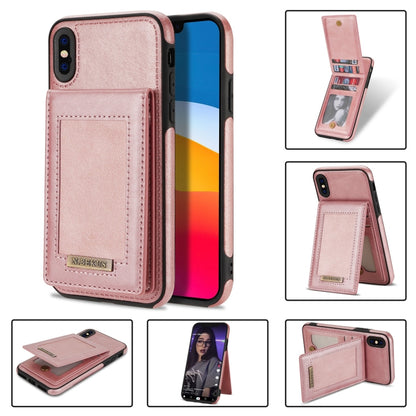 N.BEKUS Vertical Flip Card Slot RFID Phone Case, For iPhone XS Max, For iPhone XS / X