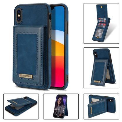 N.BEKUS Vertical Flip Card Slot RFID Phone Case, For iPhone XS Max, For iPhone XS / X