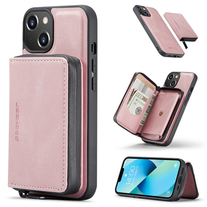 جراب هاتف من الجلد بسحاب مغناطيسي من JEEHOOD، مناسب لأجهزة iPhone 14 وiPhone 14 Plus وiPhone 14 Pro وiPhone 14 Pro Max