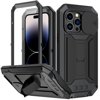 جراب R-JUST مقاوم للصدمات والماء والغبار، لهاتف iPhone 14 Pro، وiPhone 14 Pro Max، وiPhone 14، وiPhone 14 Plus