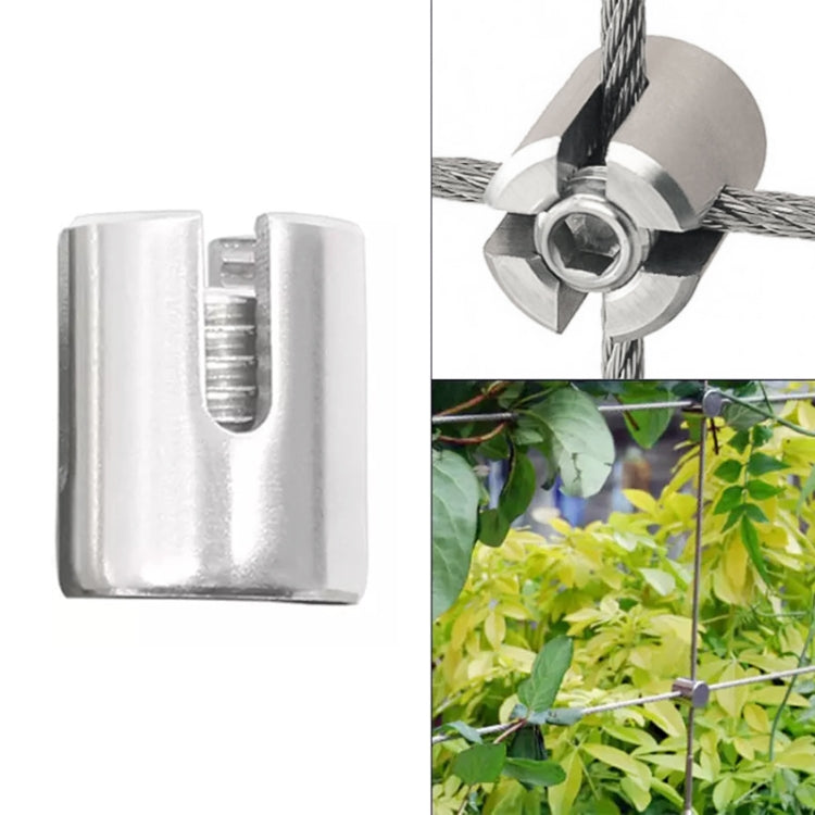 حبل سلكي للحديقة من الفولاذ المقاوم للصدأ 316 بمشبك ثابت متقاطع، M8x2، M10x3، M12x4، M12x5، M12x6، M16x8