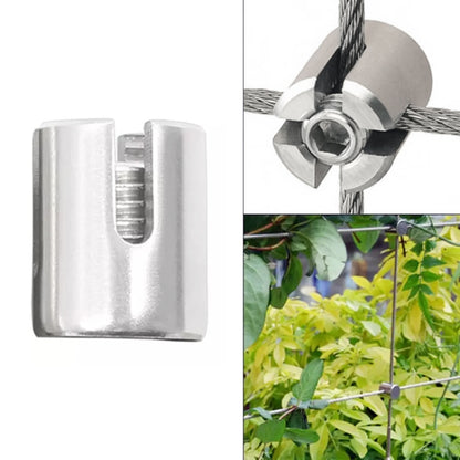 حبل سلكي للحديقة من الفولاذ المقاوم للصدأ 316 بمشبك ثابت متقاطع، M8x2، M10x3، M12x4، M12x5، M12x6، M16x8