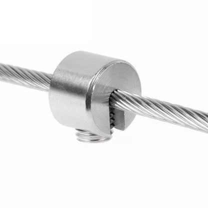 حبل سلكي للحديقة من الفولاذ المقاوم للصدأ 316 بمشبك ثابت، قطعتان M4x2، قطعتان M8x3، قطعتان M8x4، قطعتان M10x5، قطعتان M10x6