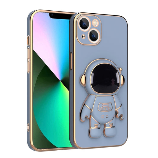 جراب هاتف مطلي بحامل رائد فضاء، مناسب لأجهزة iPhone 14 وiPhone 14 Plus وiPhone 14 Pro وiPhone 14 Pro Max