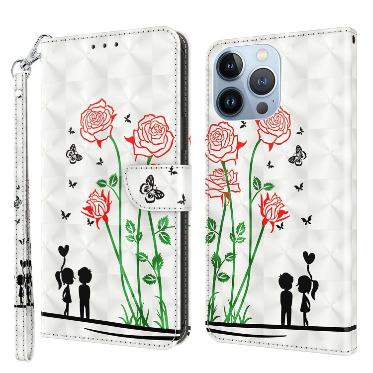 3D Painted Leather Phone Case, For iPhone 13 Pro, For iPhone 13 Pro Max, For iPhone 12 mini, For iPhone 12 / 12 Pro, For iPhone 12 Pro Max, For iPhone 11