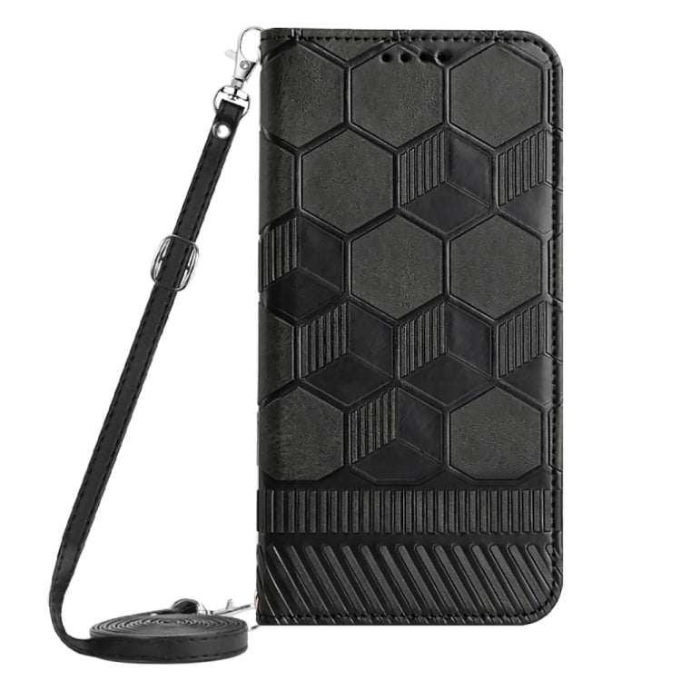Crossbody Football Texture Magnetic PU Phone Case, For iPhone 11, For iPhone 11 Pro, For iPhone 11 Pro Max, For iPhone 12, For iPhone 12 Mini, For iPhone 12 Pro, For iPhone 12 Pro Max, For iPhone 13