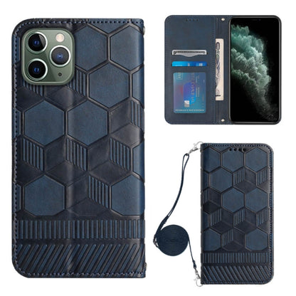 Crossbody Football Texture Magnetic PU Phone Case, For iPhone 11, For iPhone 11 Pro, For iPhone 11 Pro Max, For iPhone 12, For iPhone 12 Mini, For iPhone 12 Pro, For iPhone 12 Pro Max, For iPhone 13