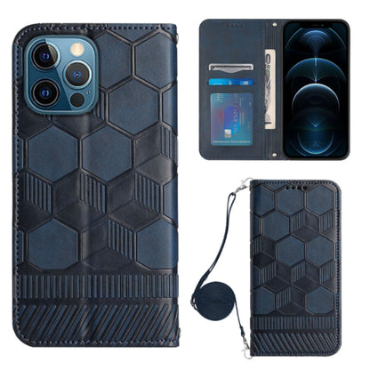 Crossbody Football Texture Magnetic PU Phone Case, For iPhone 11, For iPhone 11 Pro, For iPhone 11 Pro Max, For iPhone 12, For iPhone 12 Mini, For iPhone 12 Pro, For iPhone 12 Pro Max, For iPhone 13