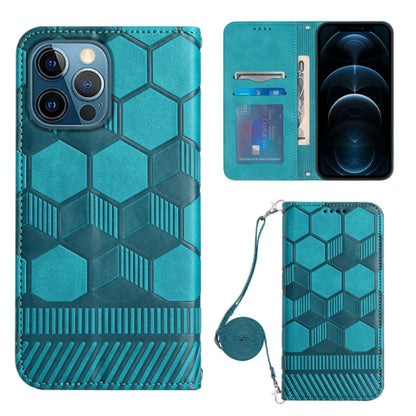 Crossbody Football Texture Magnetic PU Phone Case, For iPhone 11, For iPhone 11 Pro, For iPhone 11 Pro Max, For iPhone 12, For iPhone 12 Mini, For iPhone 12 Pro, For iPhone 12 Pro Max, For iPhone 13
