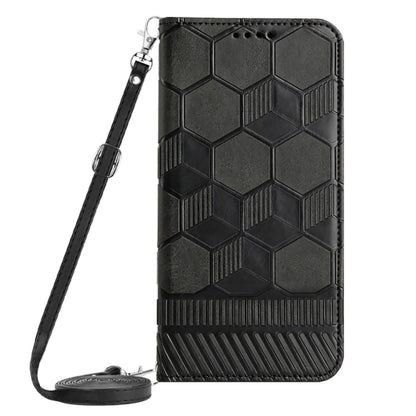 Crossbody Football Texture Magnetic PU Phone Case, For iPhone 13 Mini, For iPhone 13 Pro, For iPhone 13 Pro Max, For iPhone 14, For iPhone 14 Plus, For iPhone 14 Pro, For iPhone 14 Pro Max, For iPhone SE 2022/SE 2020/8/7