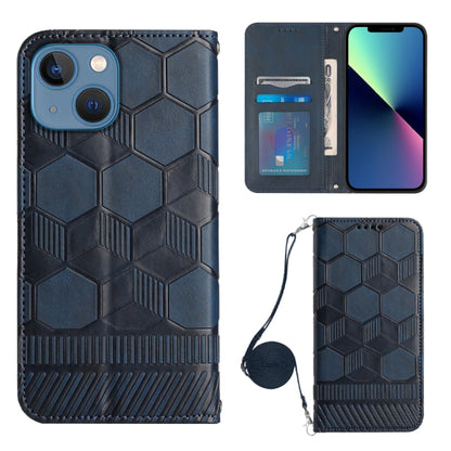 Crossbody Football Texture Magnetic PU Phone Case, For iPhone 13 Mini, For iPhone 13 Pro, For iPhone 13 Pro Max, For iPhone 14, For iPhone 14 Plus, For iPhone 14 Pro, For iPhone 14 Pro Max, For iPhone SE 2022/SE 2020/8/7
