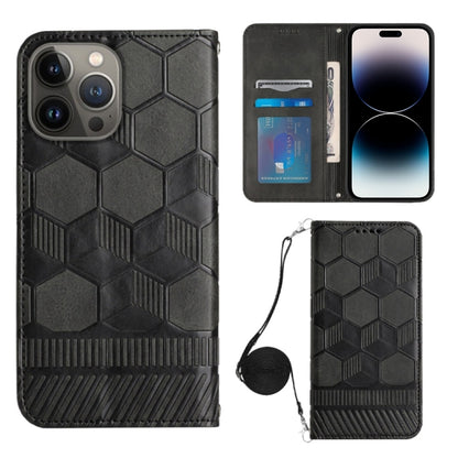 Crossbody Football Texture Magnetic PU Phone Case, For iPhone 13 Mini, For iPhone 13 Pro, For iPhone 13 Pro Max, For iPhone 14, For iPhone 14 Plus, For iPhone 14 Pro, For iPhone 14 Pro Max, For iPhone SE 2022/SE 2020/8/7