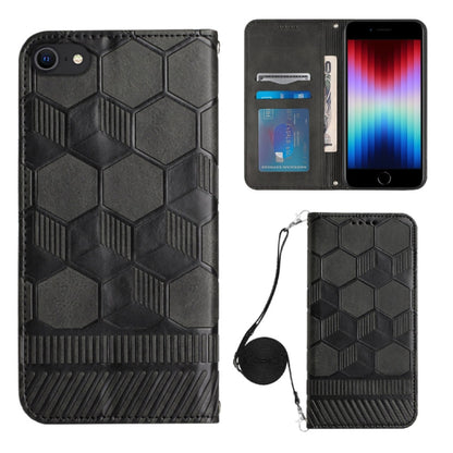 Crossbody Football Texture Magnetic PU Phone Case, For iPhone 13 Mini, For iPhone 13 Pro, For iPhone 13 Pro Max, For iPhone 14, For iPhone 14 Plus, For iPhone 14 Pro, For iPhone 14 Pro Max, For iPhone SE 2022/SE 2020/8/7