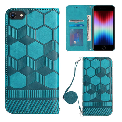 Crossbody Football Texture Magnetic PU Phone Case, For iPhone 13 Mini, For iPhone 13 Pro, For iPhone 13 Pro Max, For iPhone 14, For iPhone 14 Plus, For iPhone 14 Pro, For iPhone 14 Pro Max, For iPhone SE 2022/SE 2020/8/7