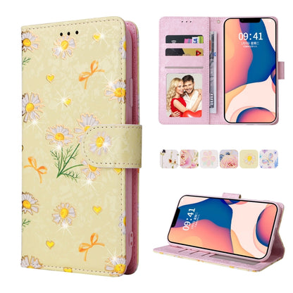 Bronzing Painting RFID Leather Case, For iPhone 14, For iPhone 14 Plus, For iPhone 14 Pro, For iPhone 14 Pro Max, For iPhone 13 mini, For iPhone 13, For iPhone 13 Pro, For iPhone 13 Pro Max