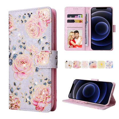 Bronzing Painting RFID Leather Case, For iPhone 12 mini, For iPhone 12 / 12 Pro, For iPhone 12 Pro Max, For iPhone 11, For iPhone 11 Pro, For iPhone 11 Pro Max, For iPhone XS Max, For iPhone XR