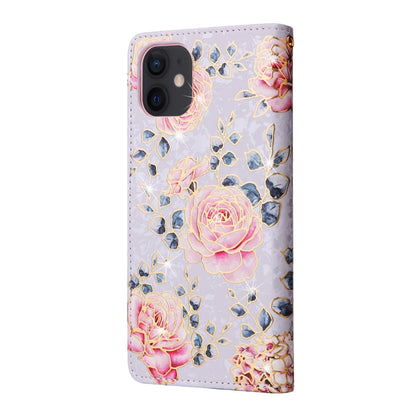Bronzing Painting RFID Leather Case, For iPhone 12 mini, For iPhone 12 / 12 Pro, For iPhone 12 Pro Max, For iPhone 11, For iPhone 11 Pro, For iPhone 11 Pro Max, For iPhone XS Max, For iPhone XR