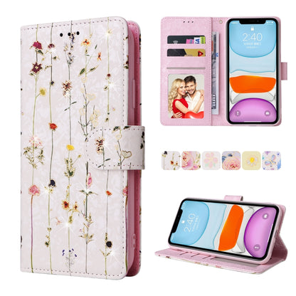 Bronzing Painting RFID Leather Case, For iPhone 12 mini, For iPhone 12 / 12 Pro, For iPhone 12 Pro Max, For iPhone 11, For iPhone 11 Pro, For iPhone 11 Pro Max, For iPhone XS Max, For iPhone XR