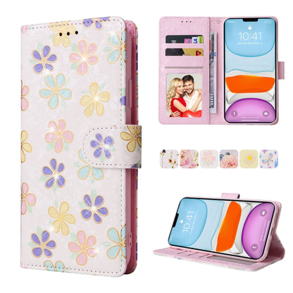 Bronzing Painting RFID Leather Case, For iPhone 12 mini, For iPhone 12 / 12 Pro, For iPhone 12 Pro Max, For iPhone 11, For iPhone 11 Pro, For iPhone 11 Pro Max, For iPhone XS Max, For iPhone XR