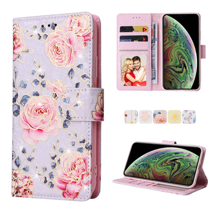 Bronzing Painting RFID Leather Case, For iPhone 12 mini, For iPhone 12 / 12 Pro, For iPhone 12 Pro Max, For iPhone 11, For iPhone 11 Pro, For iPhone 11 Pro Max, For iPhone XS Max, For iPhone XR