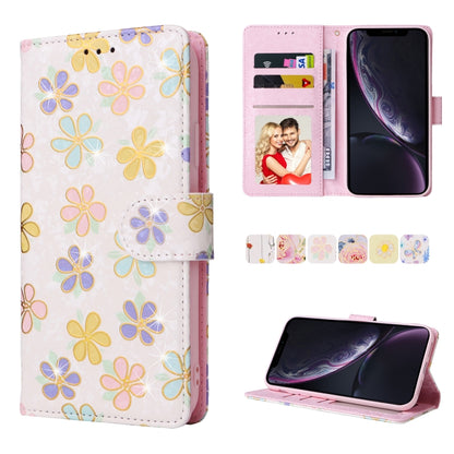Bronzing Painting RFID Leather Case, For iPhone 12 mini, For iPhone 12 / 12 Pro, For iPhone 12 Pro Max, For iPhone 11, For iPhone 11 Pro, For iPhone 11 Pro Max, For iPhone XS Max, For iPhone XR