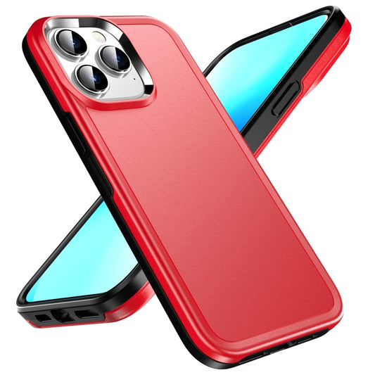 Double Solid Color Armor Phone Case, For iPhone 12 Pro Max, For iPhone 14