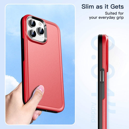 Double Solid Color Armor Phone Case, For iPhone 12 Pro Max, For iPhone 14