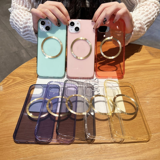 CD Texture MagSafe TPU Phone Case, For iPhone 14, For iPhone 14 Plus, For iPhone 14 Pro, For iPhone 14 Pro Max, For iPhone 13 mini, For iPhone 13