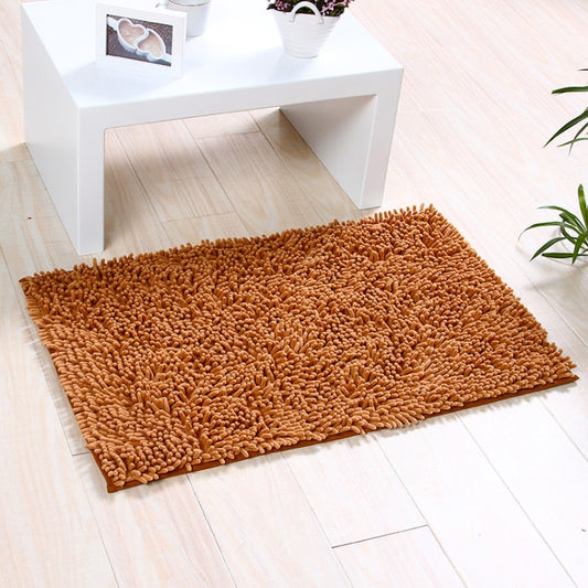 Chenille Non Slip Shaggy Soft Water Absorption Bedroom Bathroom kitchen Carpet Mat, 40 x 120cm