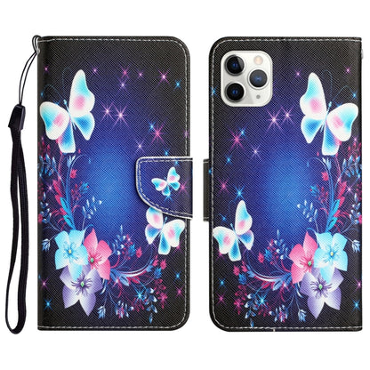 Colored Drawing Leather Phone Case, For iPhone 11 Pro, For iPhone 11 Pro Max, For iPhone XS Max