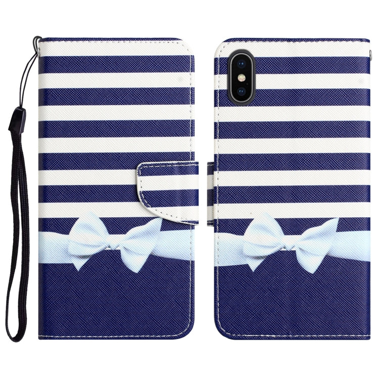 Colored Drawing Leather Phone Case, For iPhone 11 Pro, For iPhone 11 Pro Max, For iPhone XS Max