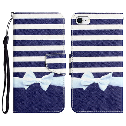 Colored Drawing Leather Phone Case, For iPhone XR, For iPhone X, For iPhone 7 / 8